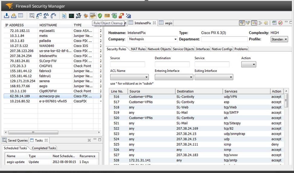 Solarwinds FSM inventory management screen