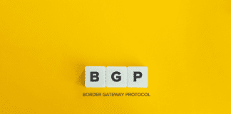Square tiles that spell BGP with Border Gateway Protocol text at the bottom.