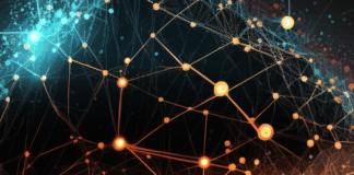 Abstract network connect concept.