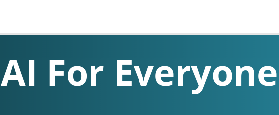 Coursera AI for everyone