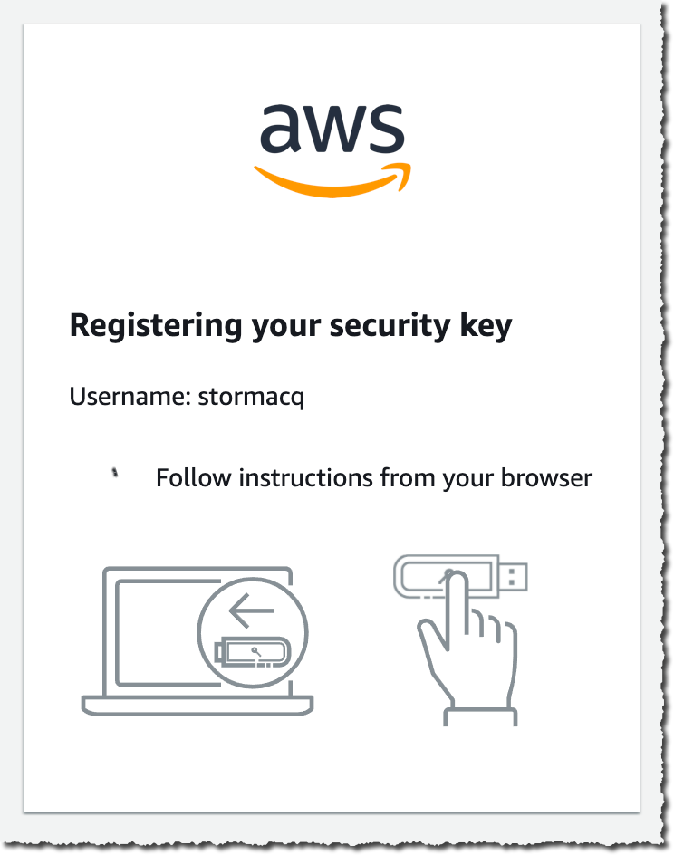Figure 2 - AWS MFA.