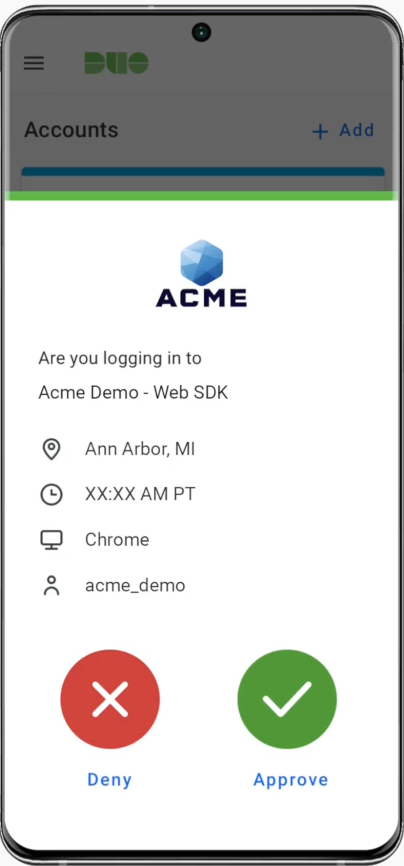 Figure 4 - Cisco MFA.
