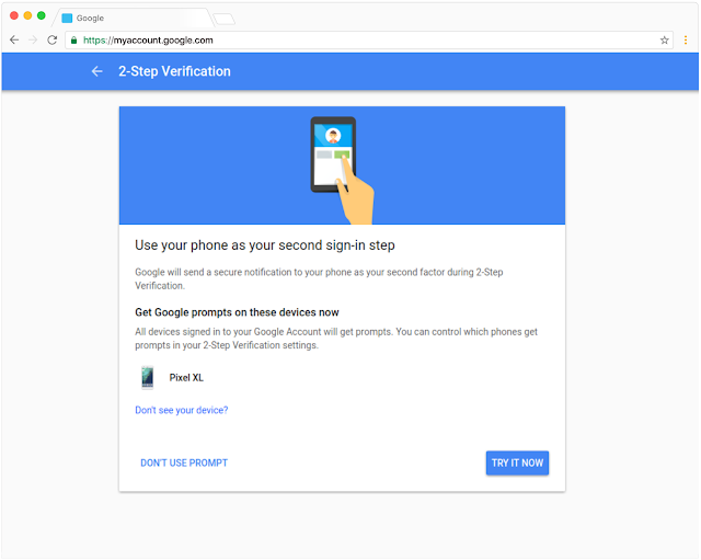 Figure 4 - Google MFA.