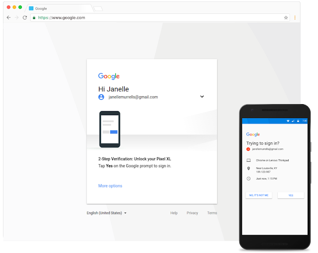Figure 4.1 - Google MFA.