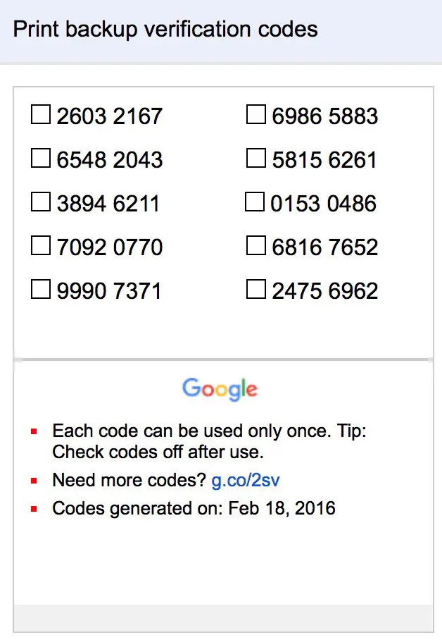 Figure 6 - Google MFA.