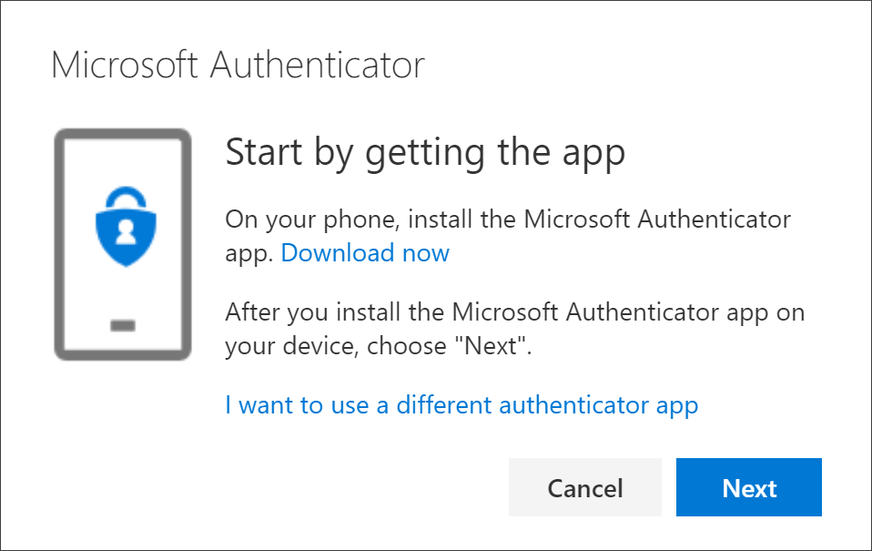 Figure 2.1 - Microsoft MFA.