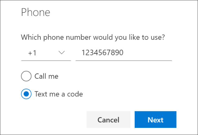 Figure 3 - Microsoft MFA.