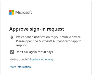 Figure 5 - Microsoft MFA.