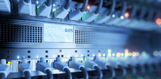 Data center cloud connection network router and switch.